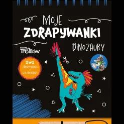 Książka aktywizująca Spy Guy. Dinozaury. Moje zdrapywanki