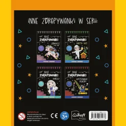 Książka aktywizująca Spy Guy. Dinozaury. Moje zdrapywanki