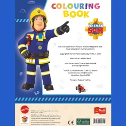 Książka aktywizująca Strażak Sam, kolorowanka