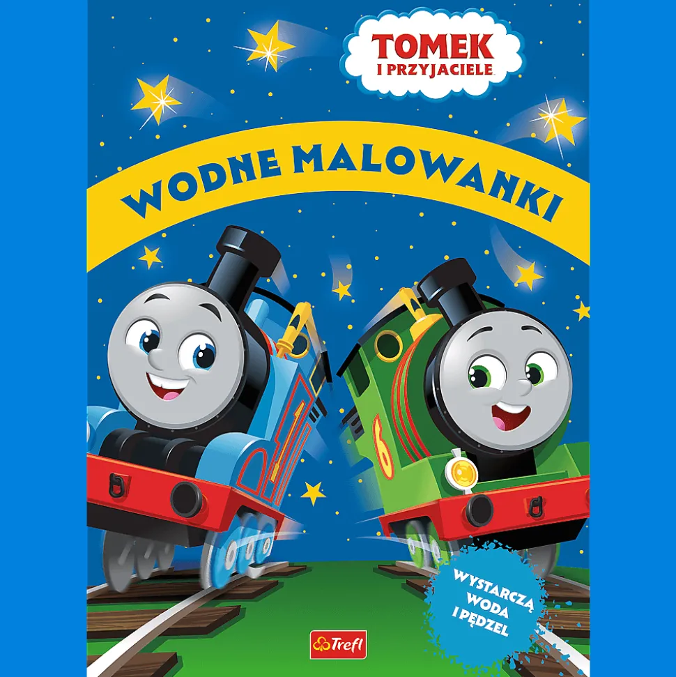 Książka aktywizująca Tomek i przyjaciele, malowanka wodna