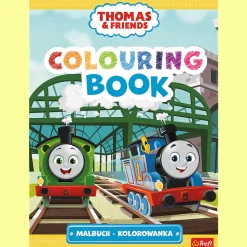 Książka aktywizująca Tomek i przyjaciele, kolorowanka