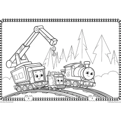 Książka aktywizująca Tomek i przyjaciele, kolorowanka