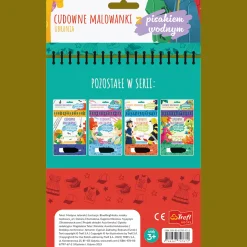 Książka aktywizująca Ubrania. Cudowne malowanki z pisakiem wodnym