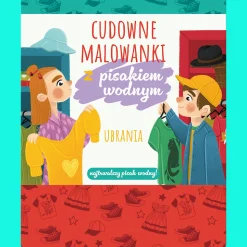 Książka aktywizująca Ubrania. Cudowne malowanki z pisakiem wodnym