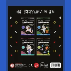 Książka aktywizująca Wystrzałowe pojazdy. Moje zdrapywanki