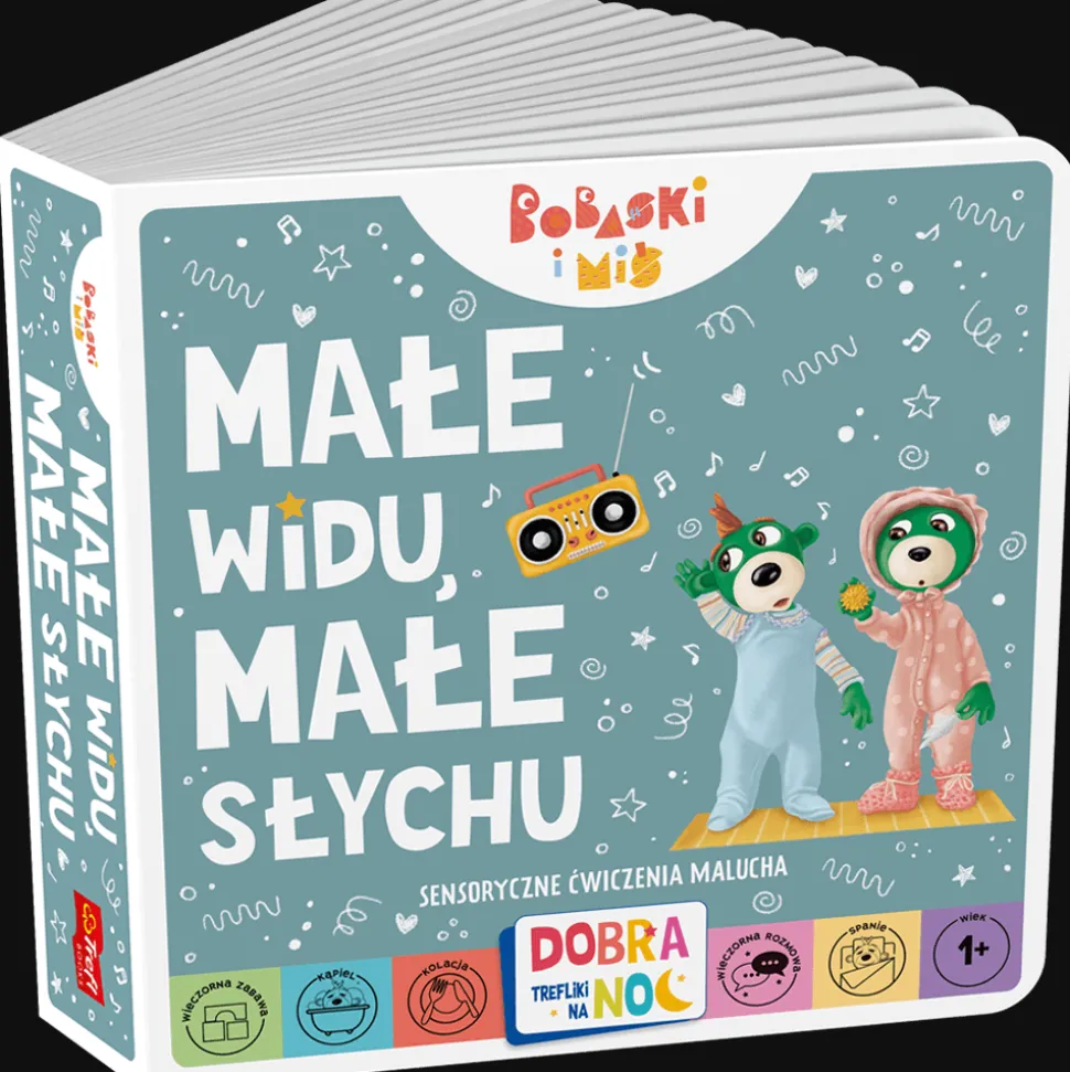 Książka Małe widu, małe słychu Bobaski i Miś