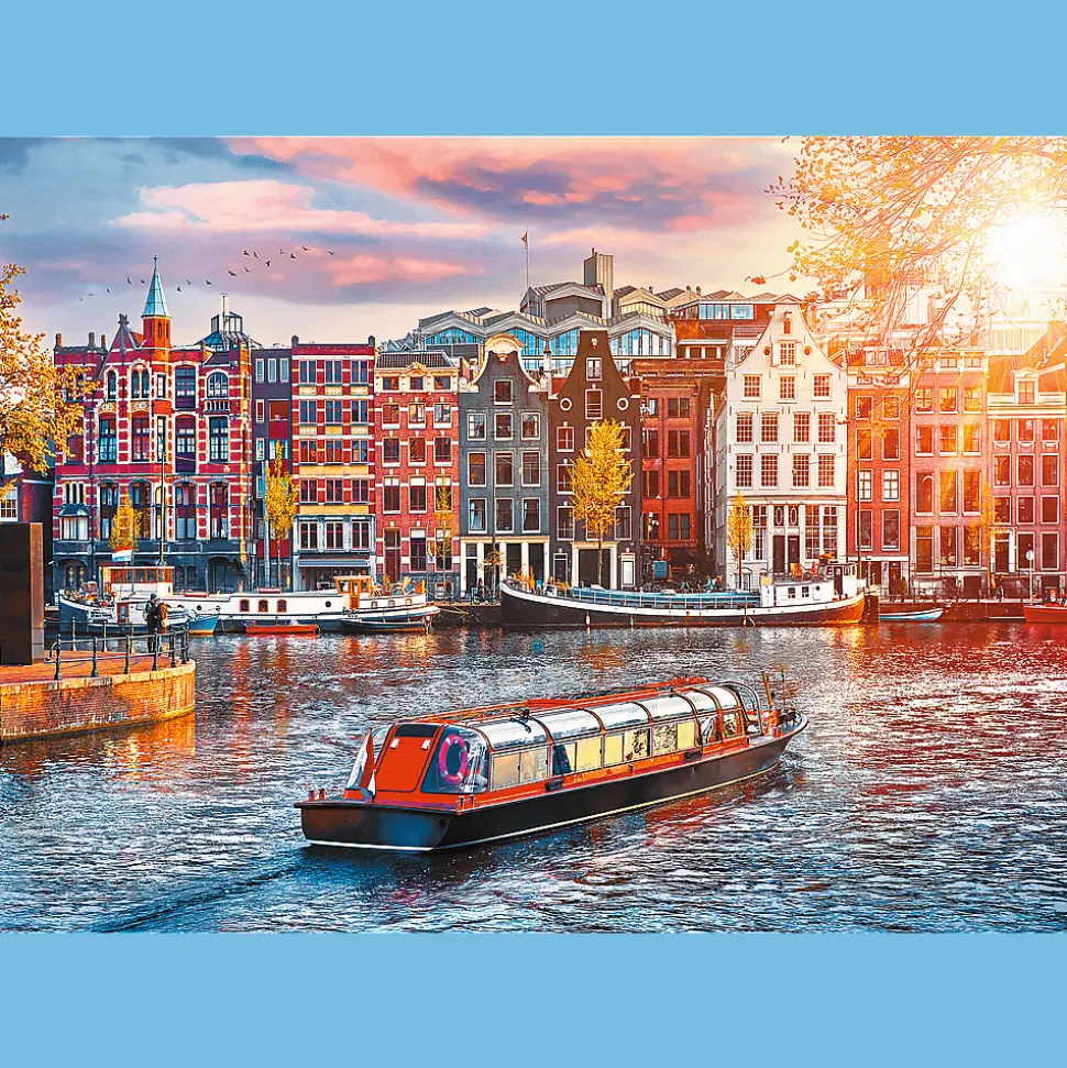 Puzzle 500 el. Amsterdam, Holandia