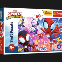 Puzzle 60 el. Bohaterska przygoda, Spidey