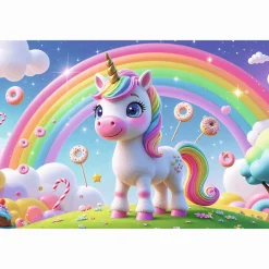 Puzzle 60 el. Cukierkowy świat