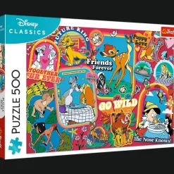 Puzzle 500 el. Disney Na przestrzeni lat
