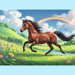 Puzzle 200 el. Dostojny koń