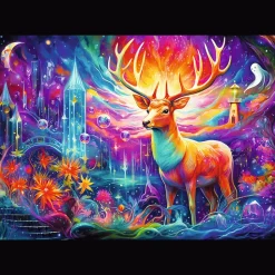 Puzzle 1000 el. DreamScapes: Mistyczny jeleń