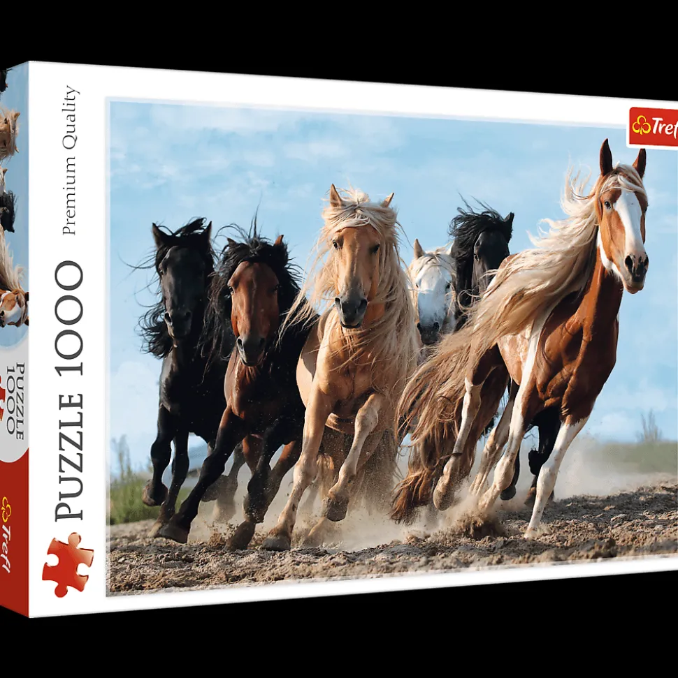 Puzzle 1000 el. Galopujące konie