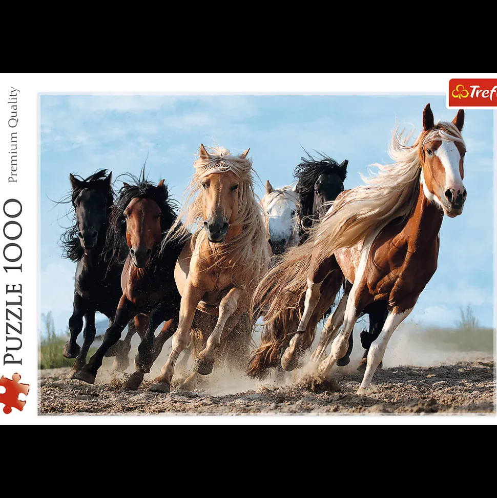 Puzzle 1000 el. Galopujące konie