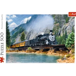 Puzzle 500 el. Górski pociąg