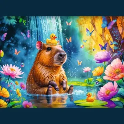 Puzzle 1000 el. Kapibara