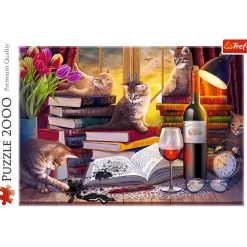 Puzzle 2000 el. Koci wieczór