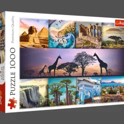 Puzzle 1000 el. Kolaż - Afryka
