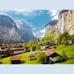 Puzzle 3000 el. Lauterbrunnen, Szwajcaria
