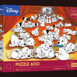 Puzzle 600 el. 40-lecie Trefl - 101 Dalmatyńczyków