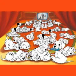 Puzzle 600 el. 40-lecie Trefl - 101 Dalmatyńczyków