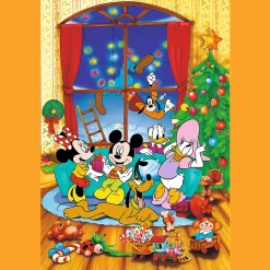 Puzzle 600 el. 40-lecie Trefl - Myszka Miki i Przyjaciele - Święta