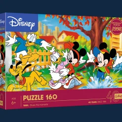 Puzzle 160 el. 40-lecie Trefl - Zabawa w kałużach
