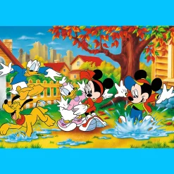 Puzzle 160 el. 40-lecie Trefl - Zabawa w kałużach