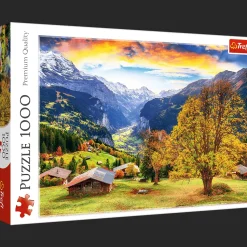 Puzzle 1000 el. Malownicza alpejska wioska