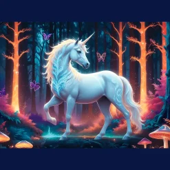 Puzzle 1000 el. Mistyczny jednorożec