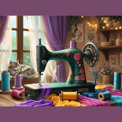 Puzzle 1000 el. Moja pracownia krawiecka