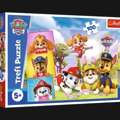 Puzzle 100 el. Nieustraszone dziewczyny, Psi Patrol