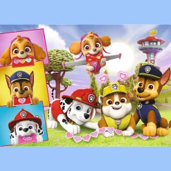 Puzzle 100 el. Nieustraszone dziewczyny, Psi Patrol