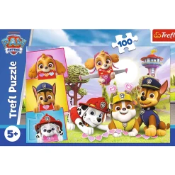 Puzzle 100 el. Nieustraszone dziewczyny, Psi Patrol