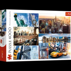 Puzzle 4000 el. Nowy Jork - kolaż