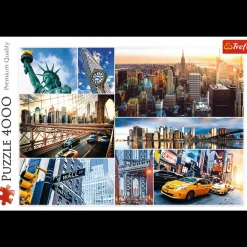 Puzzle 4000 el. Nowy Jork - kolaż