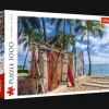 Puzzle 1000 el. Plaża Waikiki, Hawaje