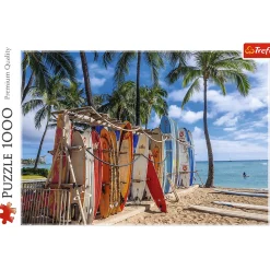 Puzzle 1000 el. Plaża Waikiki, Hawaje