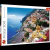 Puzzle 500 el. Positano, Wybrzeże Amalfickie, Włochy