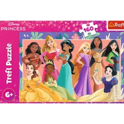 Puzzle 160 el. Prawdziwe księżniczki