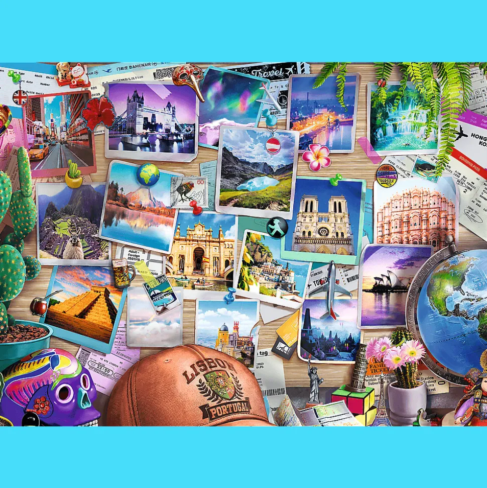 Puzzle 500 el. Premium Plus Quality, Mistrzostwa Europy, Tea Time: Wspomnienia z podróży