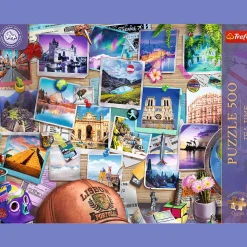 Puzzle 500 el. Premium Plus Quality, Mistrzostwa Europy, Tea Time: Wspomnienia z podróży