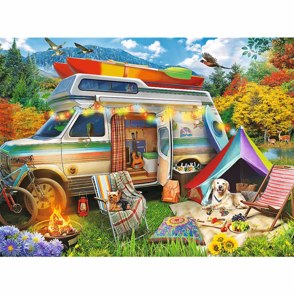 Puzzle 500 el. Premium Plus Quality, Mistrzostwa Europy, Tea Time: Kamper