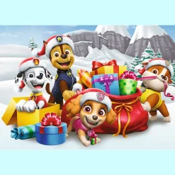 Puzzle 100 el. Psi Patrol, Świąteczny Psi Patrol