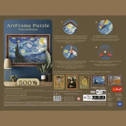 Puzzle 500 el. PuzzloRama, Gwiaździsta Noc, Vincent van Gogh