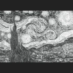 Puzzle 500 el. PuzzloRama, Gwiaździsta Noc, Vincent van Gogh