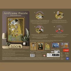 Puzzle 500 el. PuzzloRama, Pocałunek, Gustav Klimt