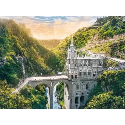Puzzle 1000 el. Sanktuarium Las Lajas, Kolumbia