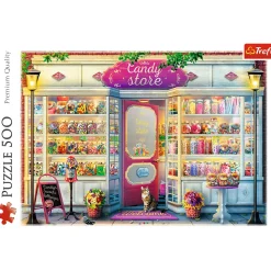 Puzzle 500 el. Sklepik ze słodyczami