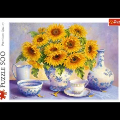 Puzzle 500 el. Słoneczniki
